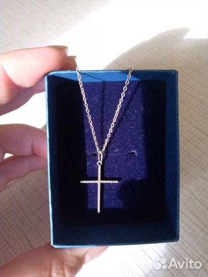 Крестик серебро