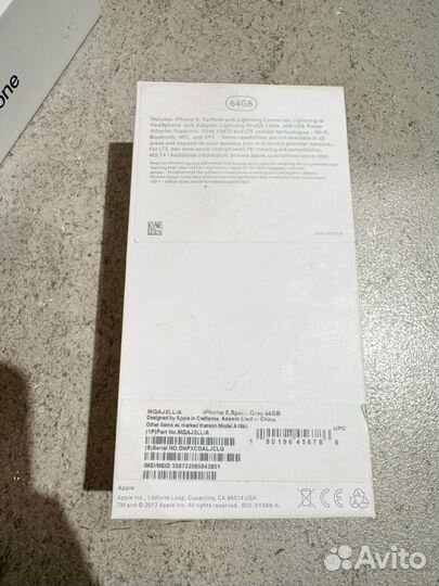 iPhone X, 64 ГБ