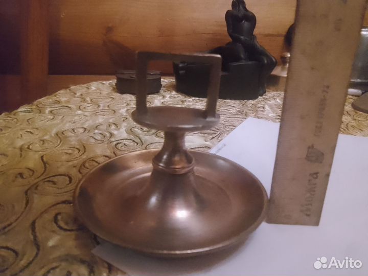 Бронзовая спичечница. Юдинъ. До 1917 г