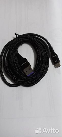Кабель QC 3,0 66W uslion 5A USB Type C 2м