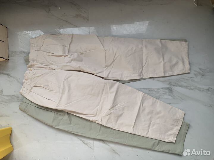 Новые штаны mango хлопок