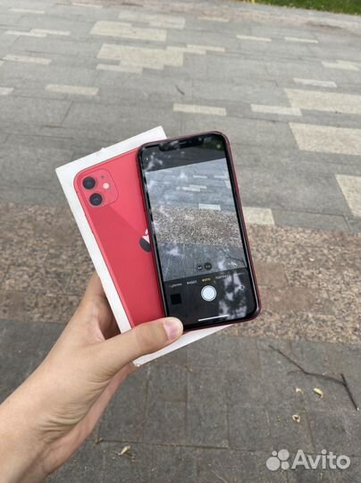 iPhone 11 128gb Red Ростест (sim+esim)