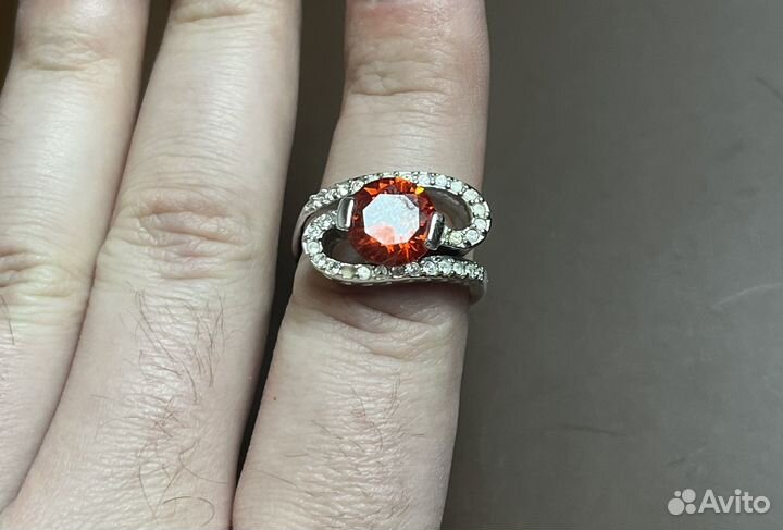 Кольцо бижутерия 19