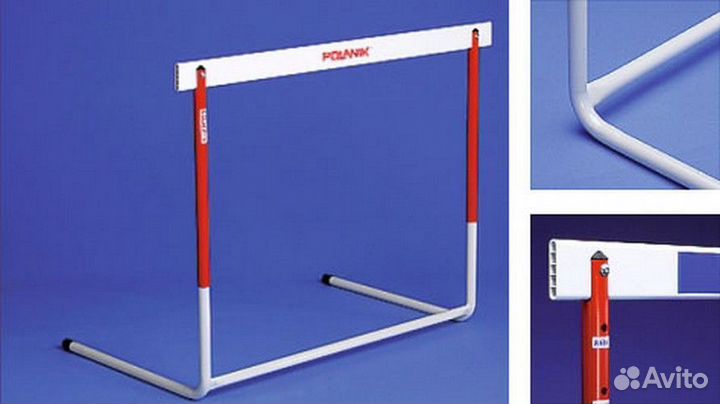 Барьер стальной тренировочный Polanik согнутый, 5 уровней PP-179
