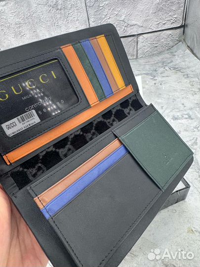 Кошелек мужской кожаный Gucci