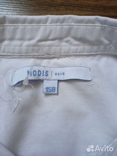 Рубашка школьная белая 158