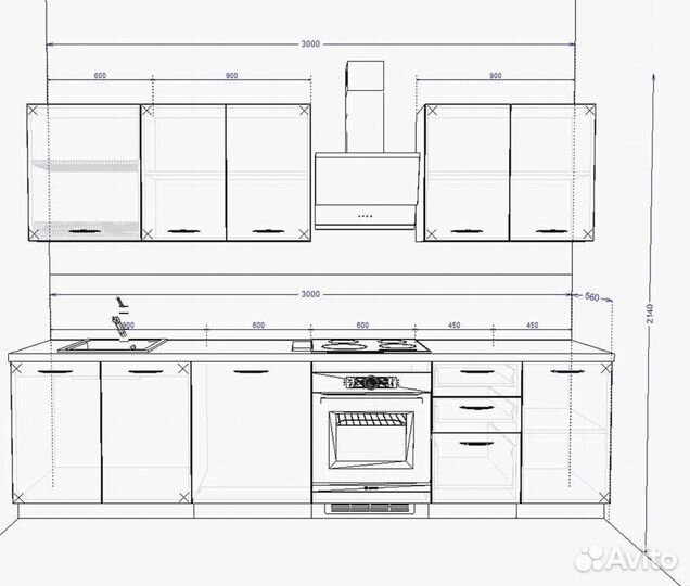 Кухонный гарнитур от производителя