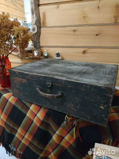 Сундук чемодан старинный Ретро Винтаж