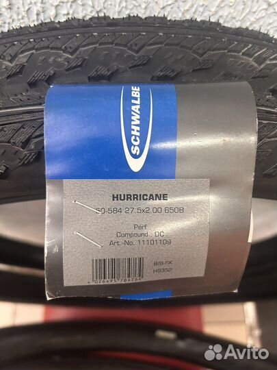 Покрышки Schwalbe Hurricane 27,5/29