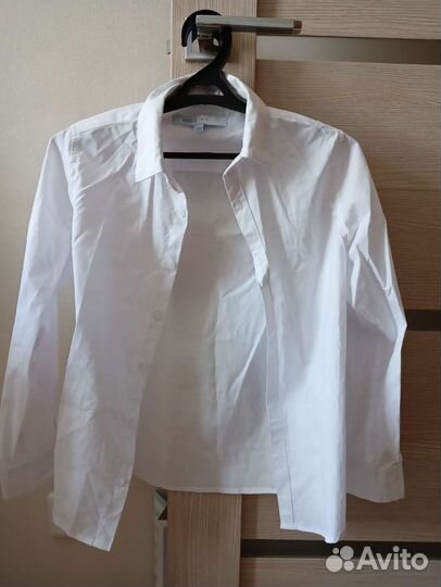 Рубашка белая 140 146