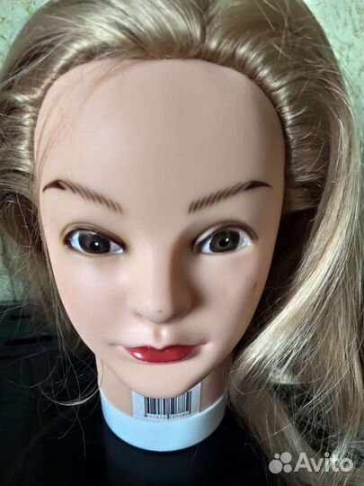 Голова маникен с волосами