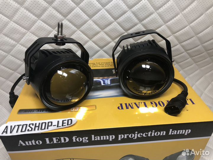 Фары лазерные линзы LED 100W