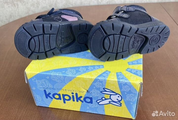 Ботинки демисезонные для девочки Kapika 19