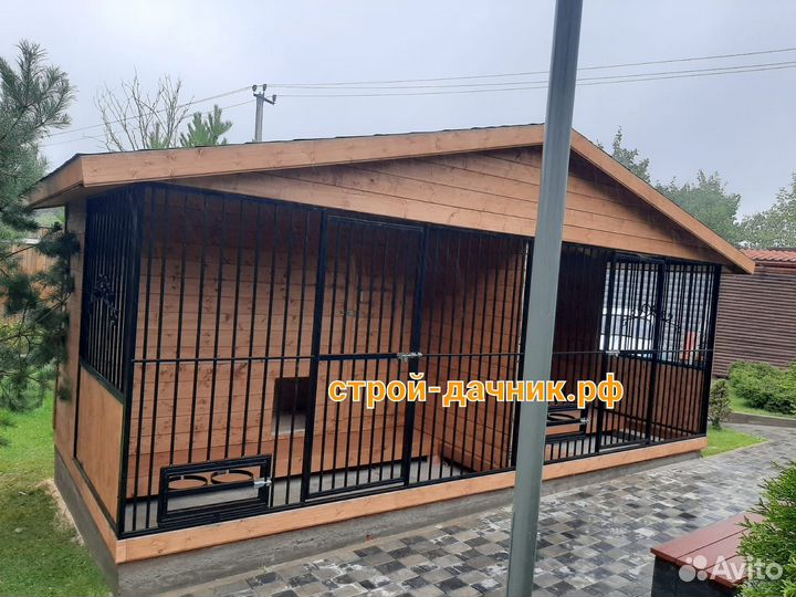 Вольер для собак #555 (Дюплекс )