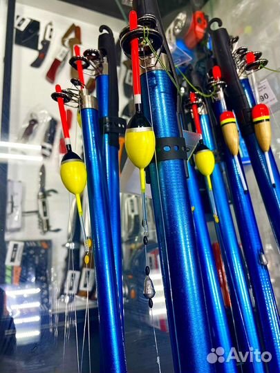 Удочка с поплавком в сборе