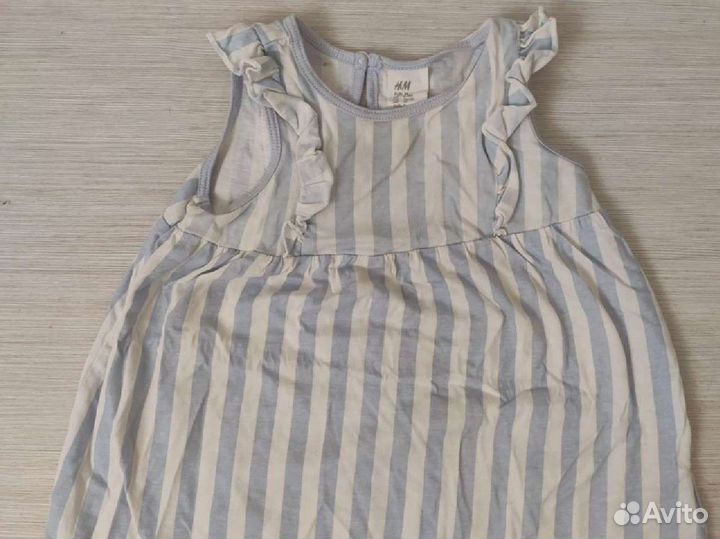 Платья h&m 6-9 мес