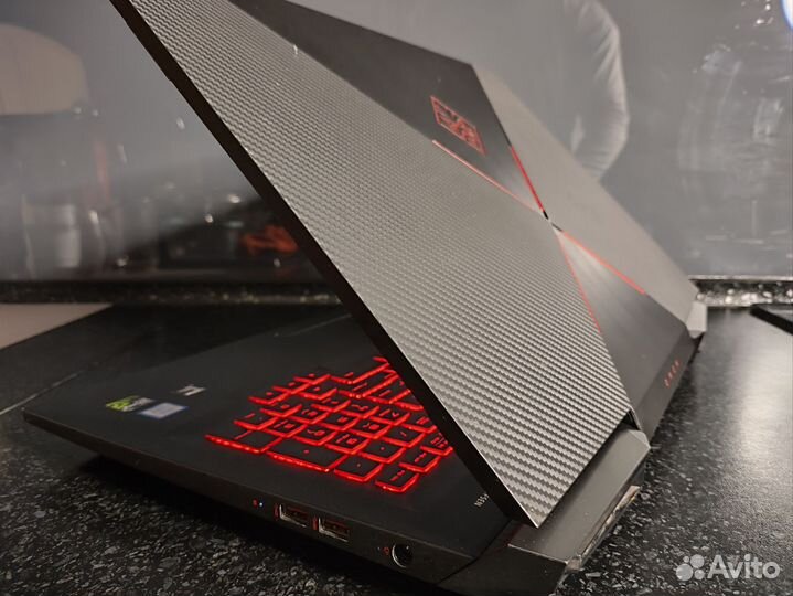 Игровой ноутбук HP omen i7-8750/gtx1070/16g/512g