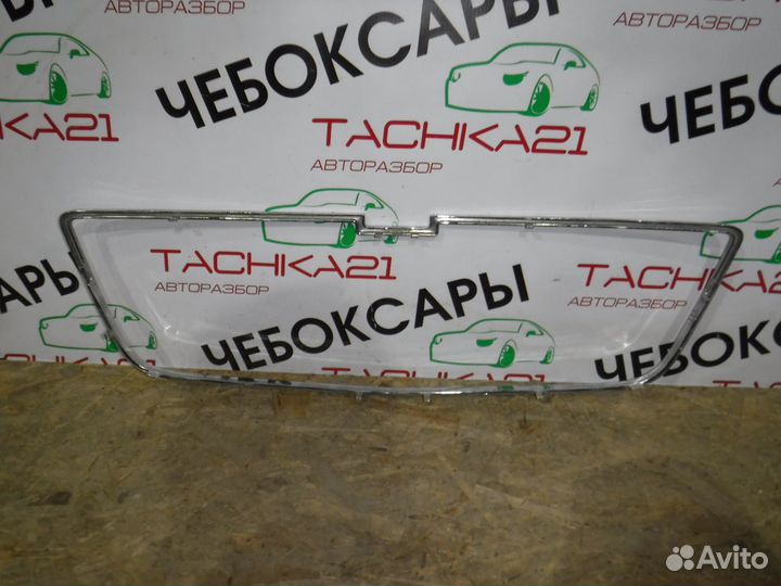 Хром решетки радиатора Chevrolet aveo T300 (2010+)