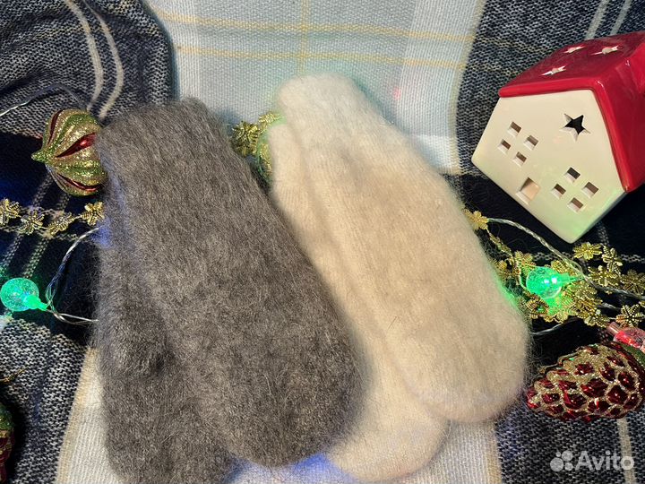 Варежки зимние