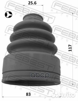 Пыльник ШРУС внутренний комплект 83X117X25.6 03