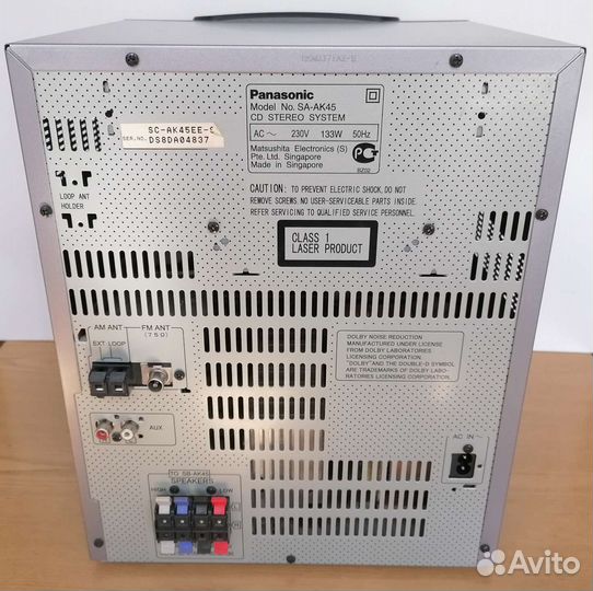 Музыкальный центр Panasonic SA AK 45. голова