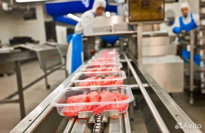 Упаковщик на линию конвейера