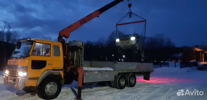 Услуги грузовика с краном манипулятора