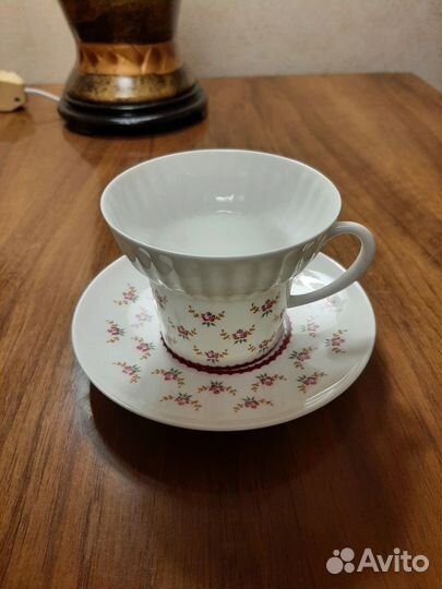 Чашка с блюдцем кофейная лфз