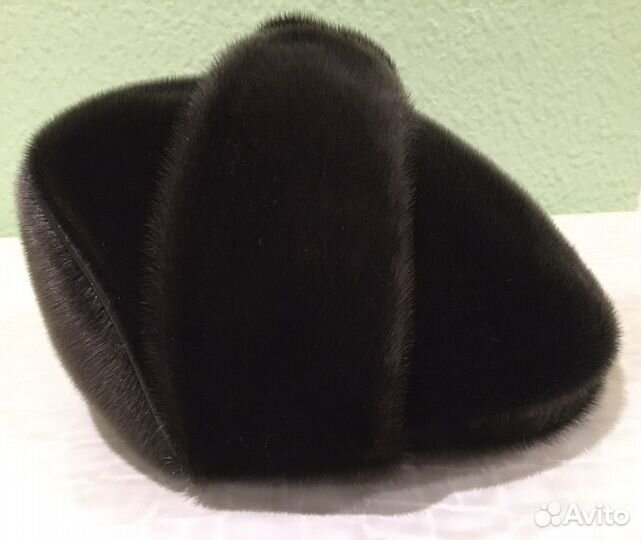 Меховая мужская шапка/кепка из нерки