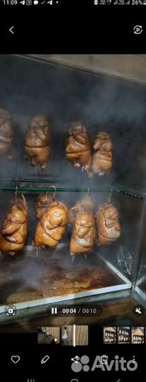 Коптильный шкаф. Коптильня