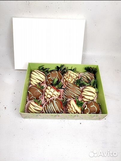 Клубника в шоколаде. Подарочный набор