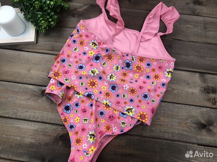 Купальник танкини для девочки emoji