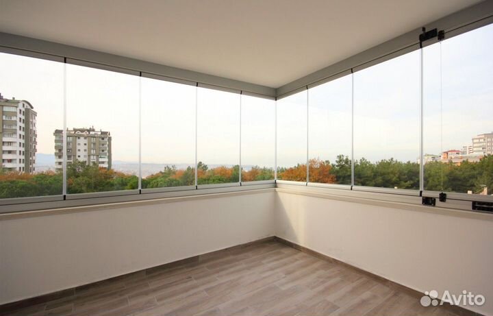 Безрамное остекление лоджий