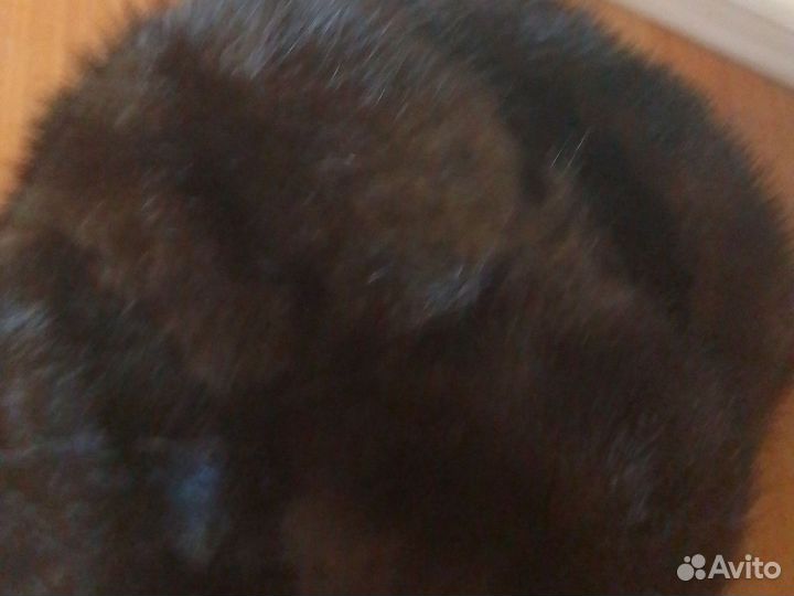 Мужская шапка формовка норковая