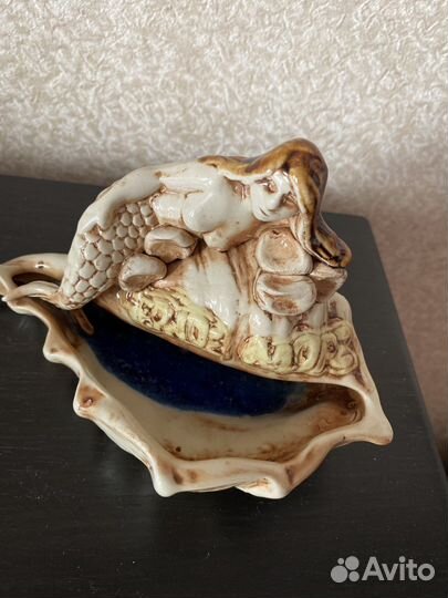 Пепельница подарочная (керамика), ручная работа