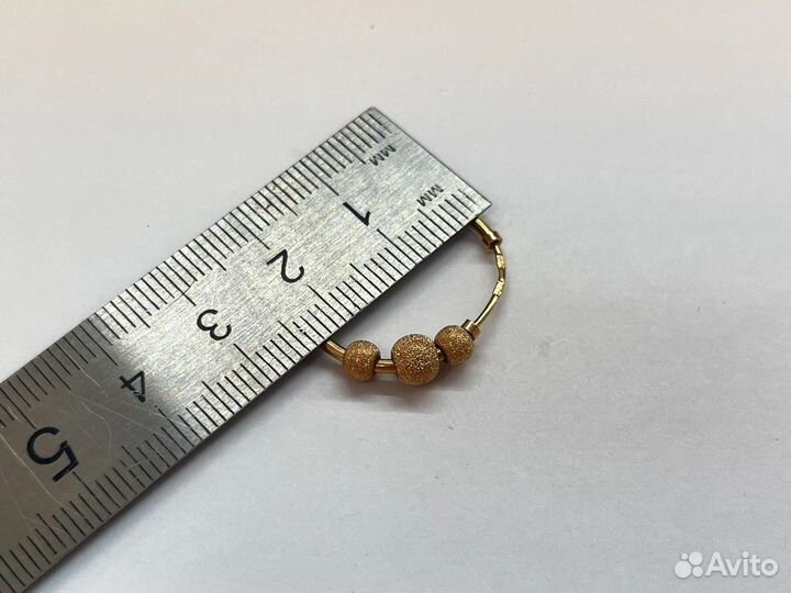 Серьги золотые