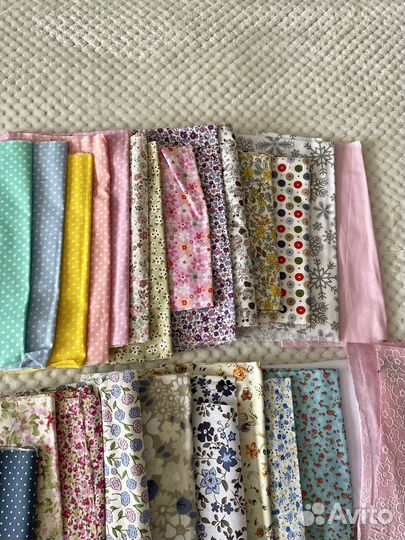 Отрезы ткани для рукоделия