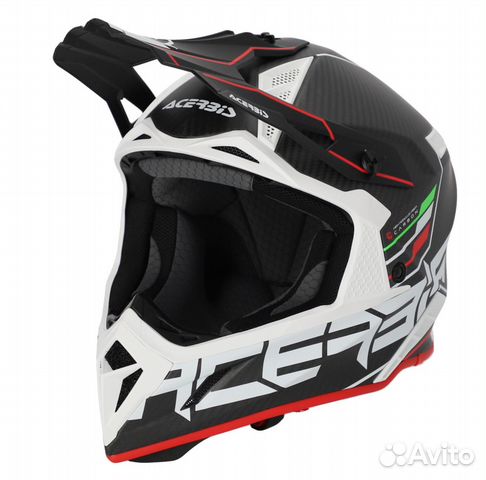 Шлем Acerbis steel carbon 22-06 Black/Red