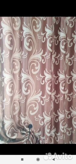 Комплект шторы и покрывало