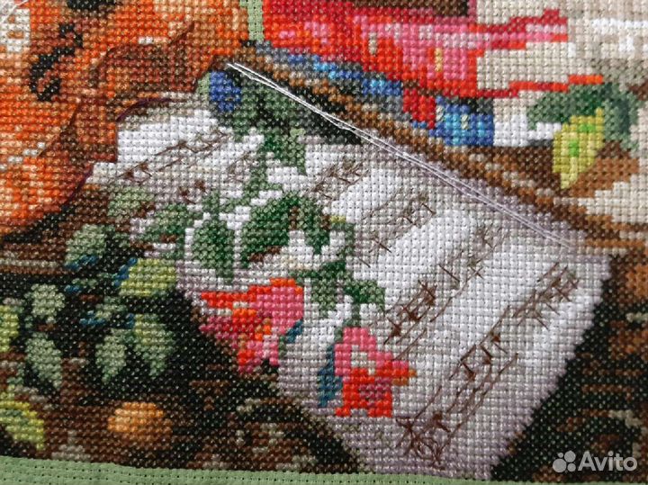 Картина вышитая крестом 