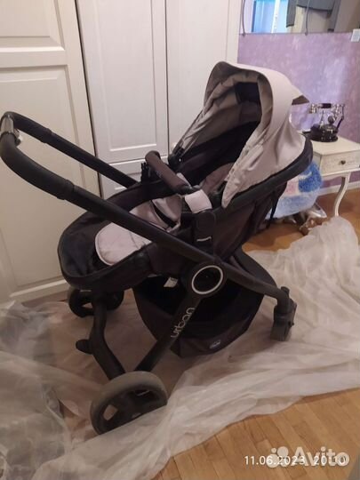 Коляска chicco urban plus crossover 3 в 1