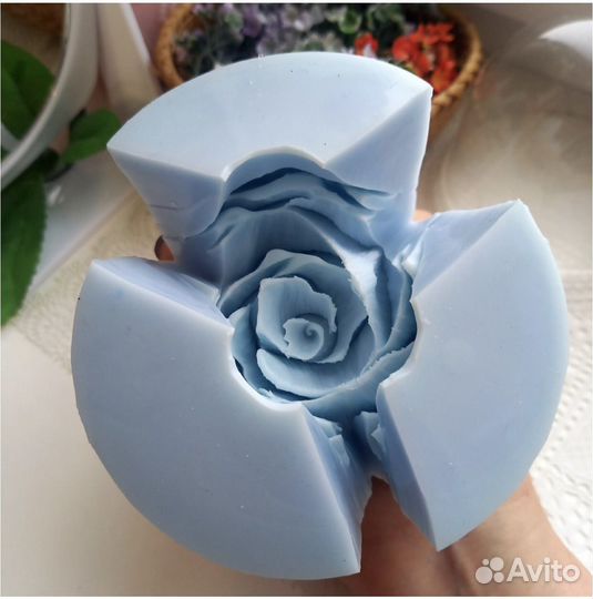 Форма силиконовая Роза Вирджиния