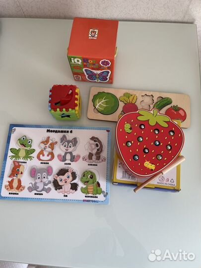 Игрушки пакетом от года