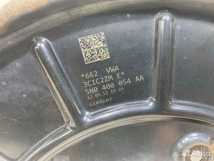 Пыльник тормозного диска передний правый