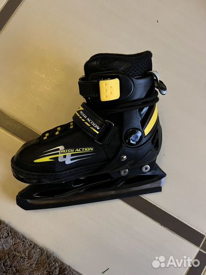 Коньки детские раздвижные 27-30