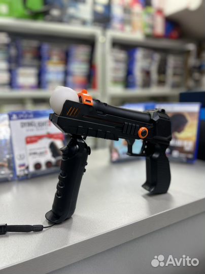 Автомат пистолет для PS 3 + игры