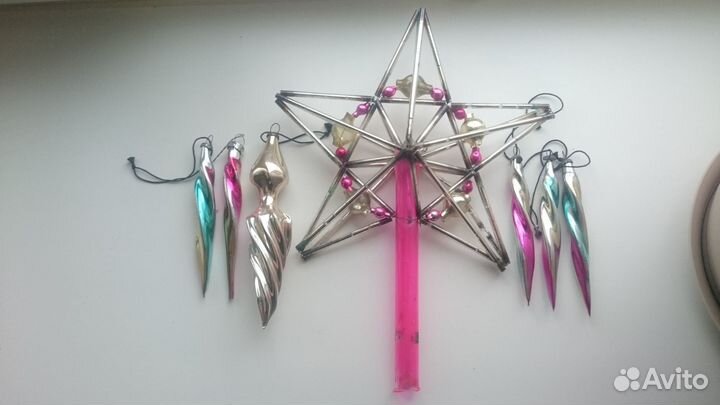 Елочные игрушки винтаж