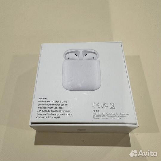 Коробка от airpods оригинал с чеком