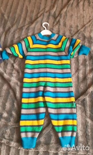 Тёплая поддёвка комбинезон 92р