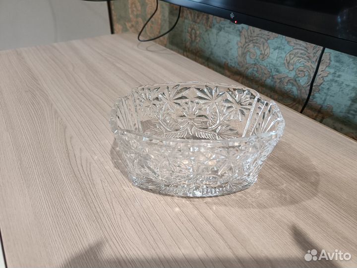 Салатник хрустальный